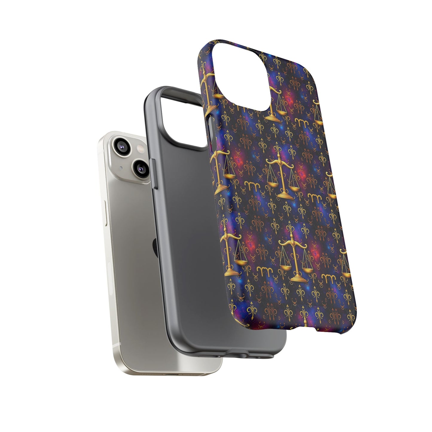 Tough Cases, Libra, Zodiac v2, Metal Pattern