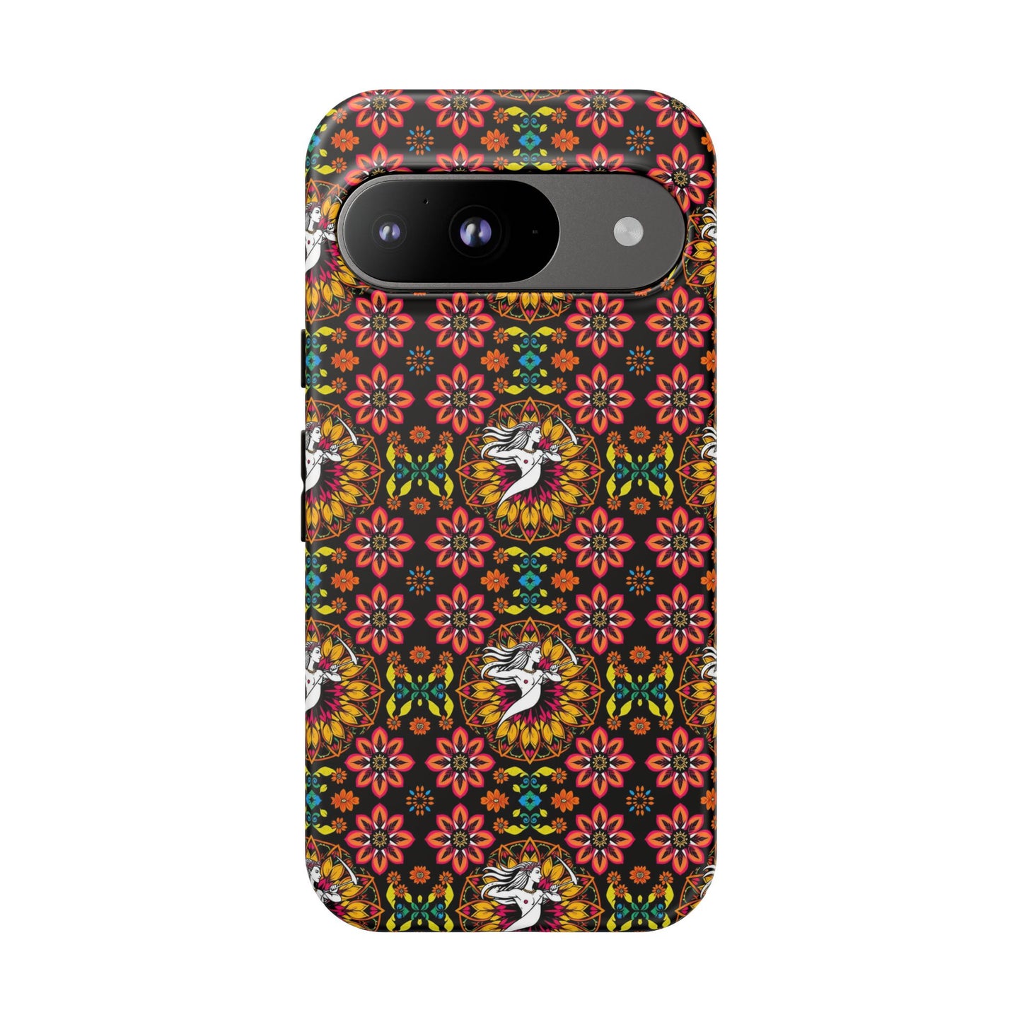 Tough Cases, Sagittarius, Zodiac v2, Flower Pattern