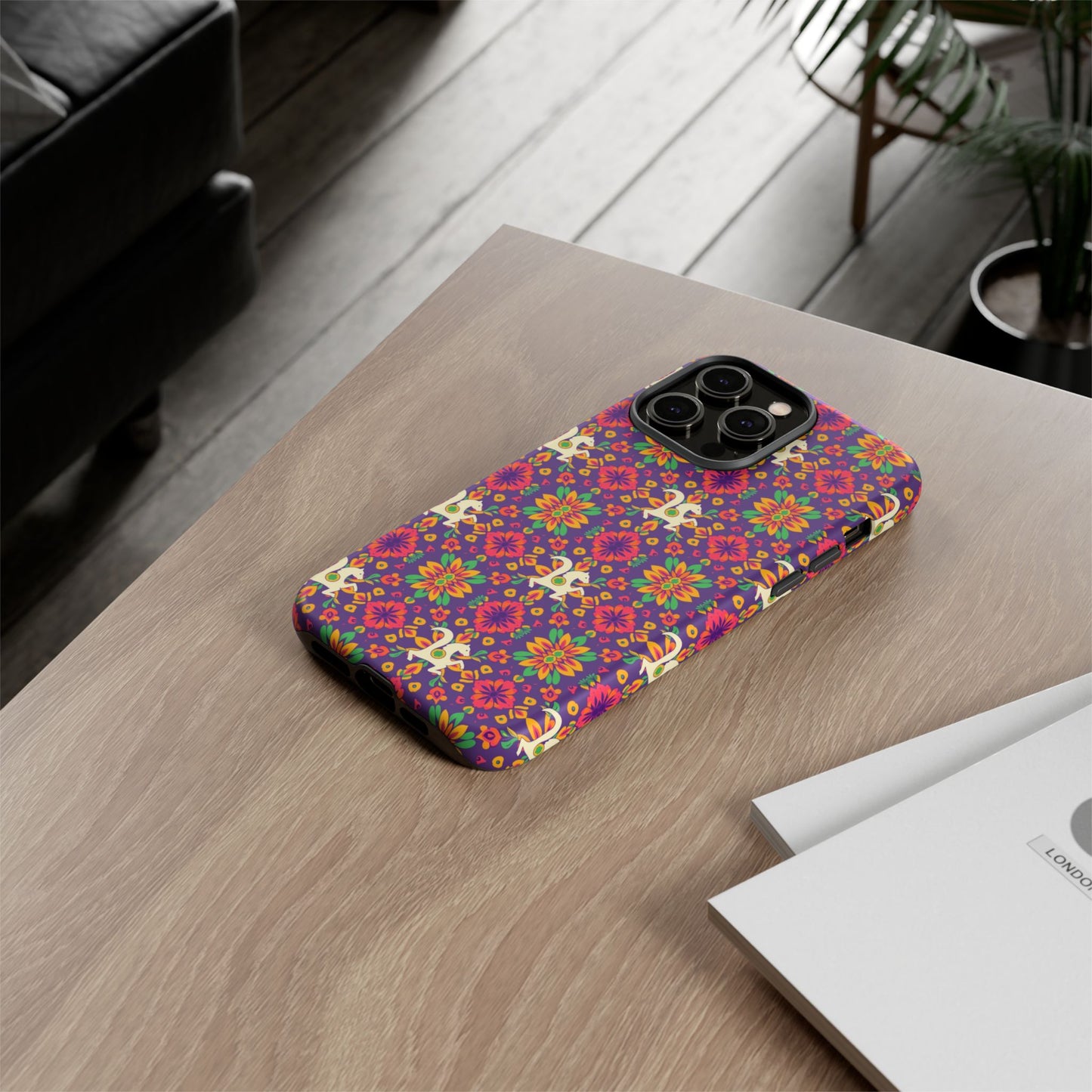 Tough Cases, Aquarius, Zodiac v1, Flower Pattern