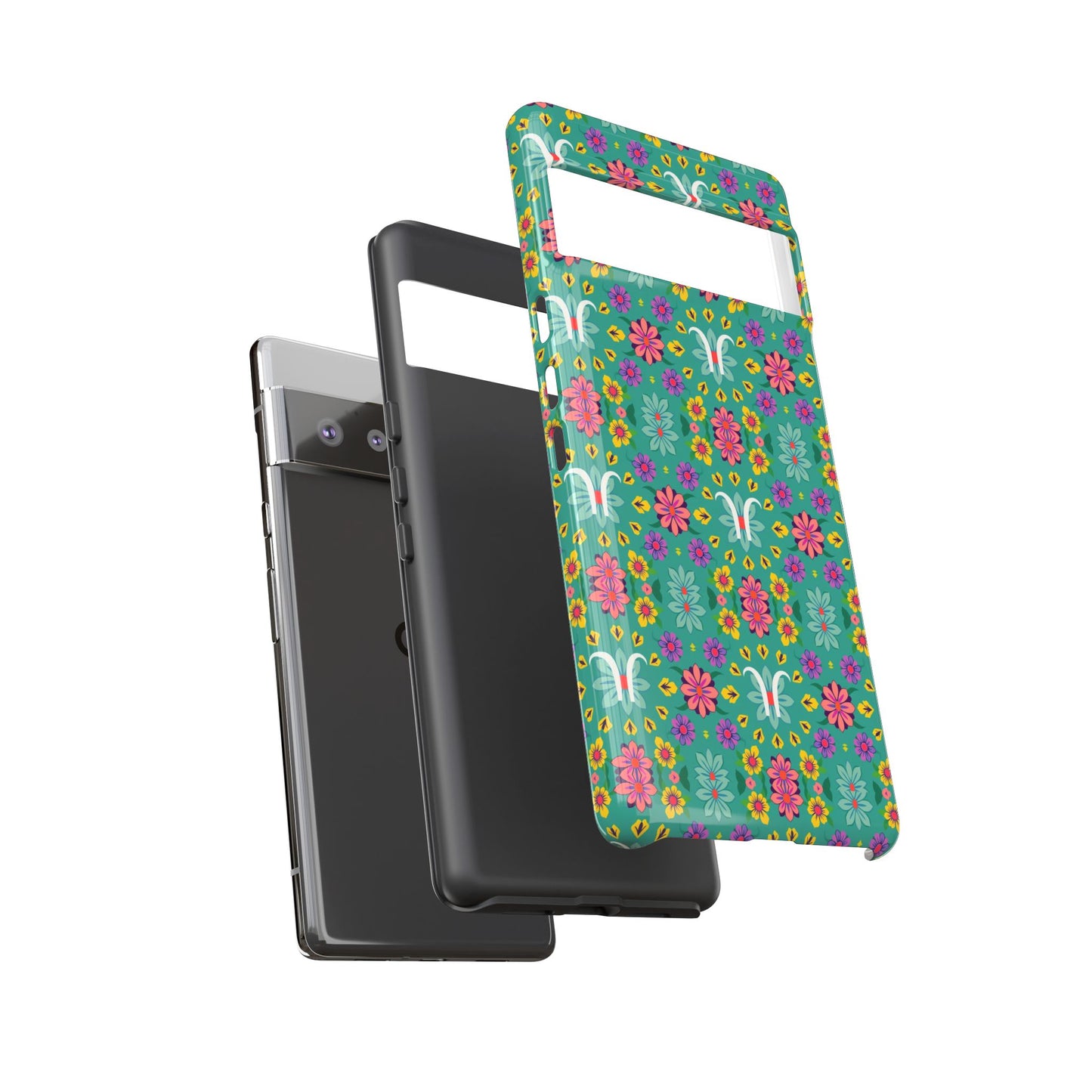 Tough Cases, Aquarius, Zodiac v4, Flower Pattern
