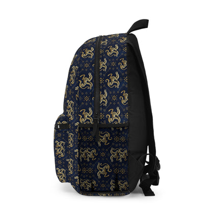 Backpack, Aquarius, Zodiac, Metal Pattern