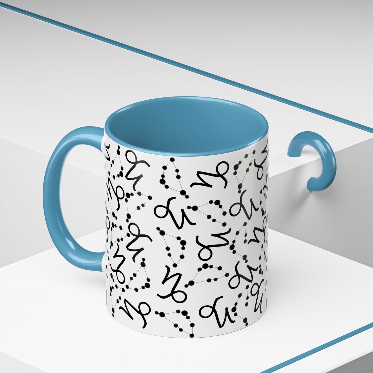 Accent Coffee Mug with the Capricorn sign (11, 15oz)