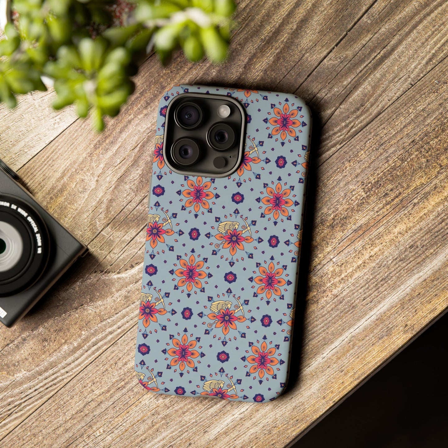 Tough Cases, Sagittarius, Zodiac v3, Flower Pattern