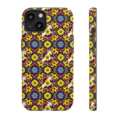 Tough Cases, Aquarius, Zodiac v3, Flower Pattern