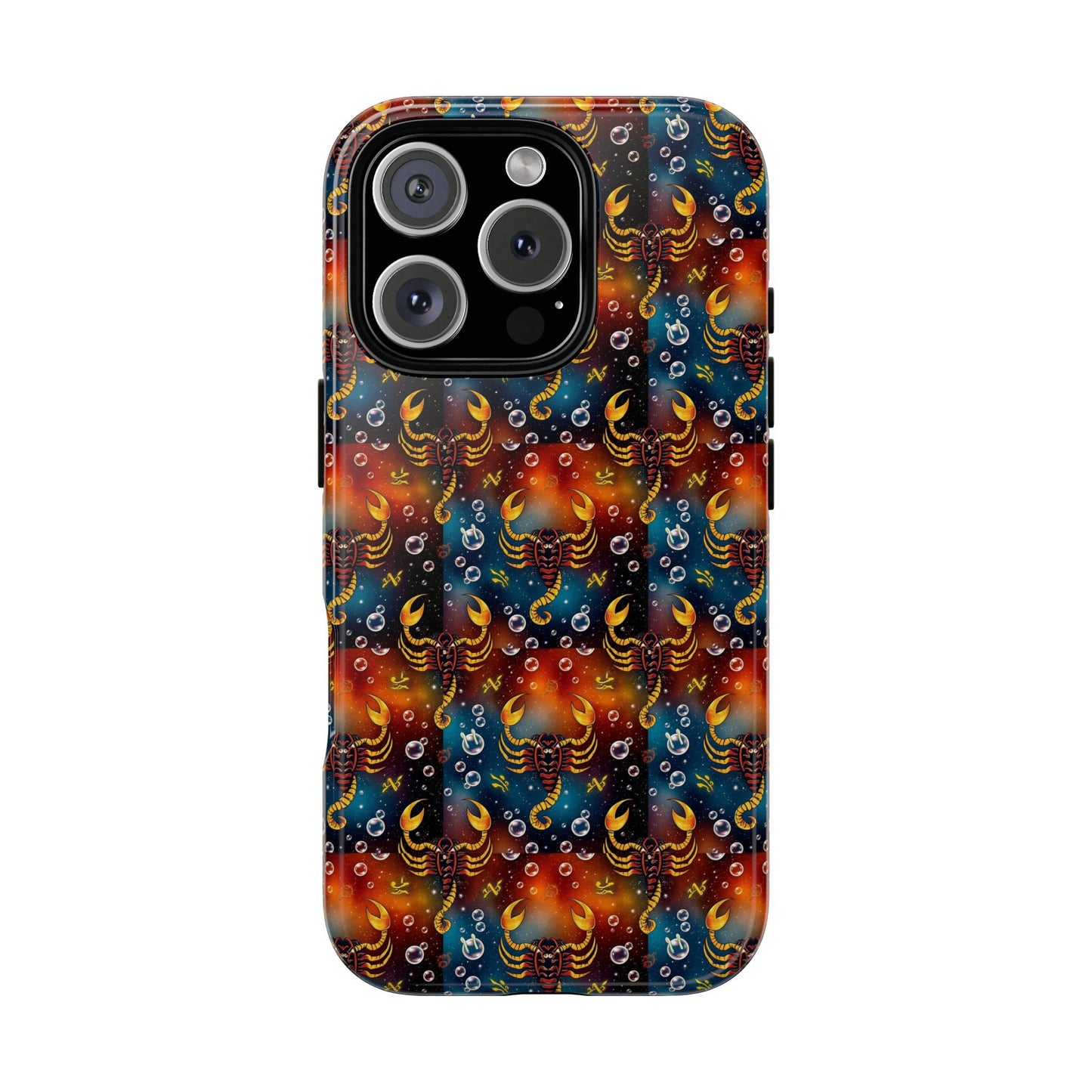 Tough Cases, Scorpio, Zodiac v2, Bubble Pattern