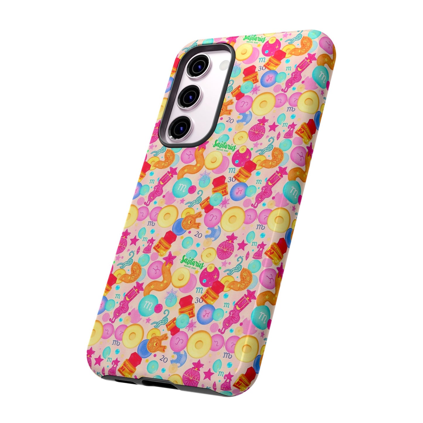 Tough Cases, Sagittarius, Zodiac v2, Bubble Pattern