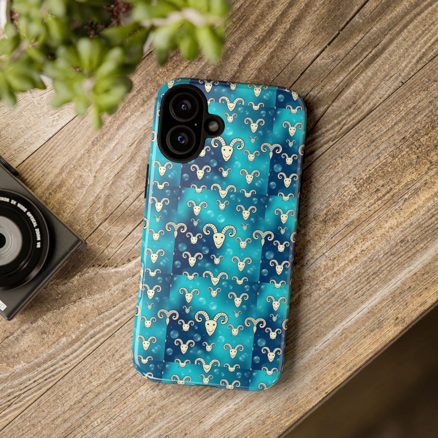 Tough Cases, Aries, Zodiac v1, Bubble Pattern