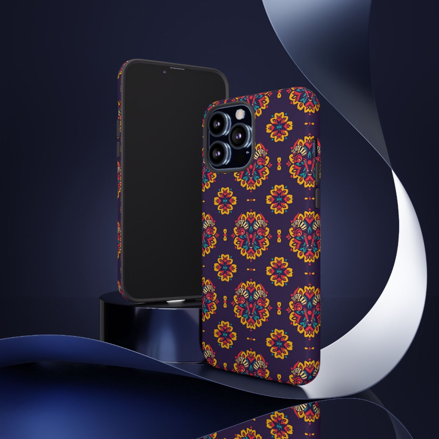 Tough Cases, Taurus, Zodiac, Flower Pattern