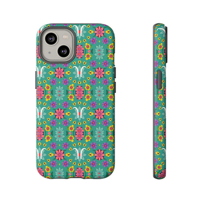 Tough Cases, Aquarius, Zodiac v4, Flower Pattern