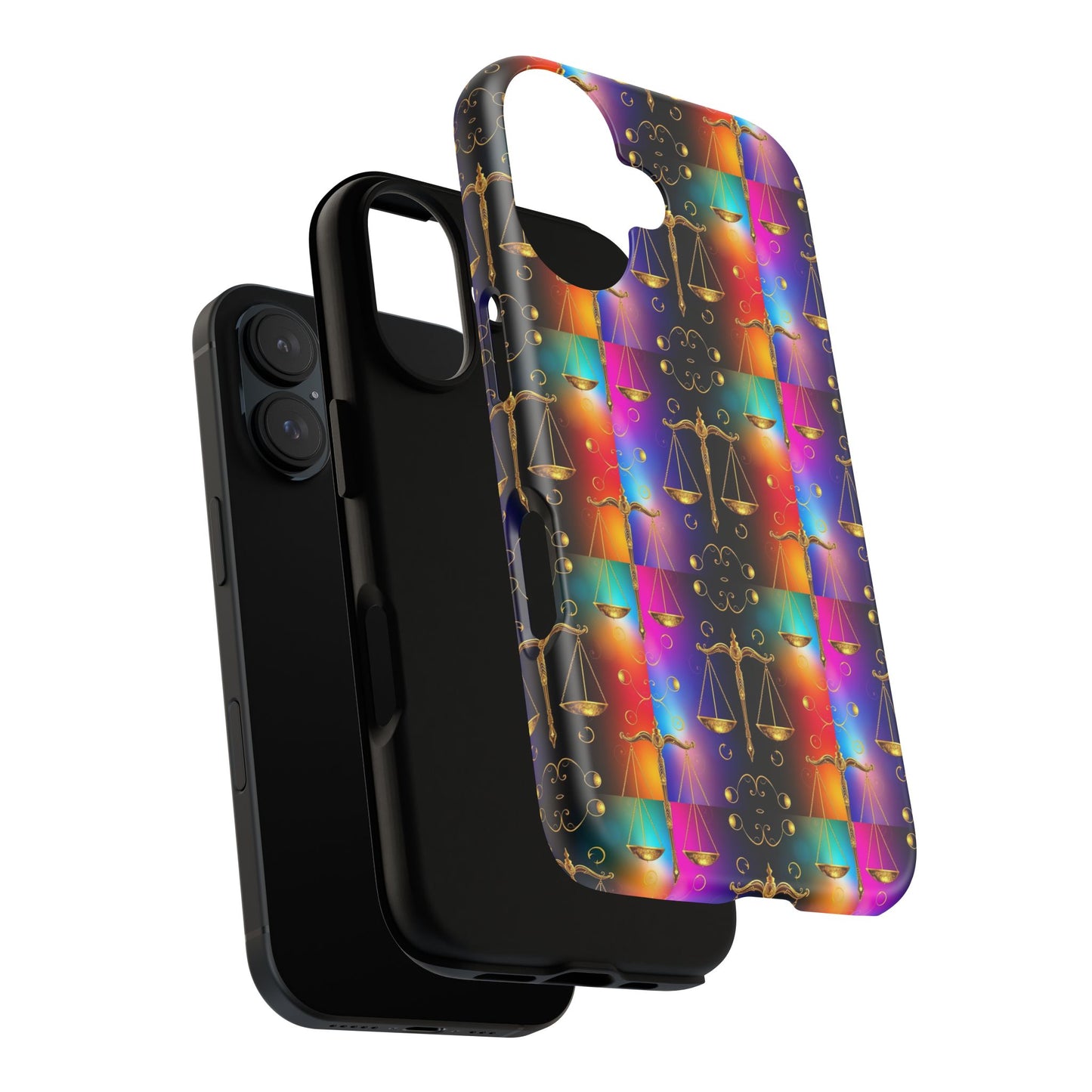 Tough Cases, Libra, Zodiac v1, Metal Pattern