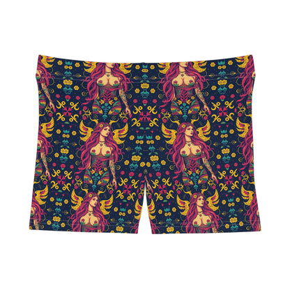 Women's Shorts, (AOP), Gemini, Zodiac v2, Sexy Pattern