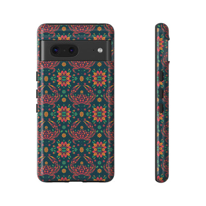 Tough Cases, Cancer, Zodiac v4, Flower Pattern