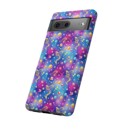 Tough Cases, Sagittarius, Zodiac v3, Bubble Pattern