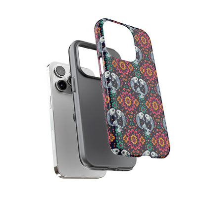 Tough Cases, Pisces, Zodiac v4, Flower Pattern