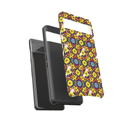 Tough Cases, Aquarius, Zodiac v3, Flower Pattern