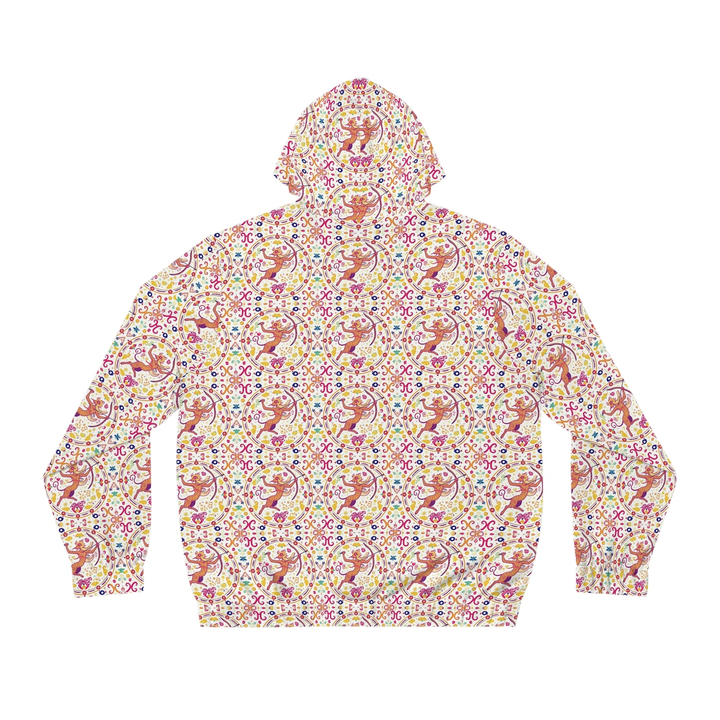 Full-Zip Hoodie (AOP), Sagittarius, Zodiac v4, Pattern