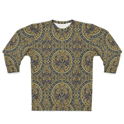 Unisex Sweatshirt, Zodiac Design, Pattern, Cancer, AOP