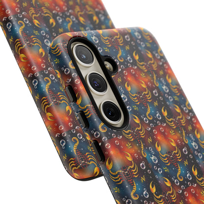Tough Cases, Scorpio, Zodiac v2, Bubble Pattern