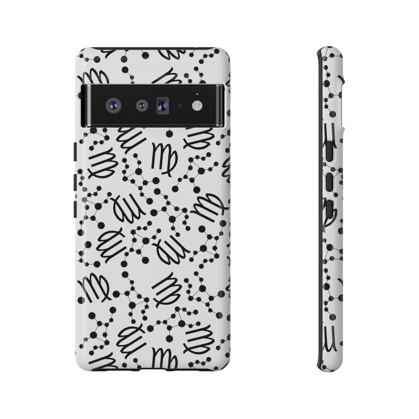 Tough Cases with the Virgo Zodiac sign for iPhone, Samsung Galaxy, and Google Pixel devices