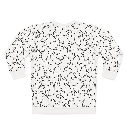 Zodiac AOP Unisex Sweatshirt Aries Zodiac Sign
