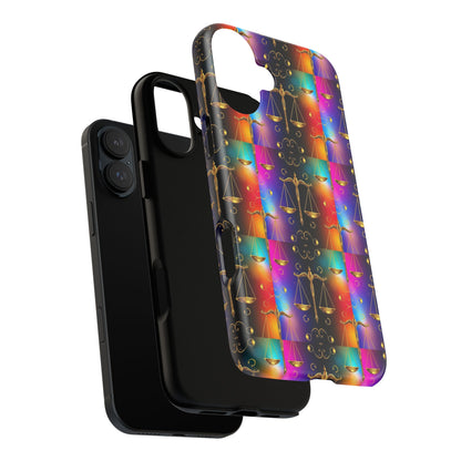 Tough Cases, Libra, Zodiac v1, Metal Pattern