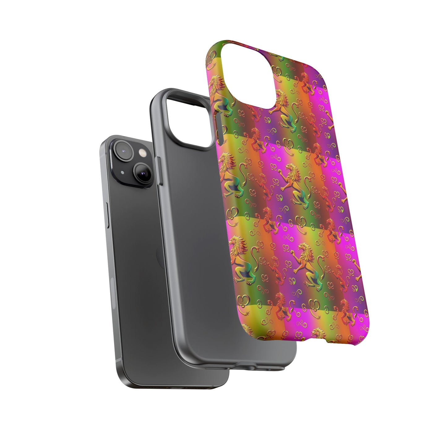 Tough Cases, Leo, Zodiac v1, Metal Pattern