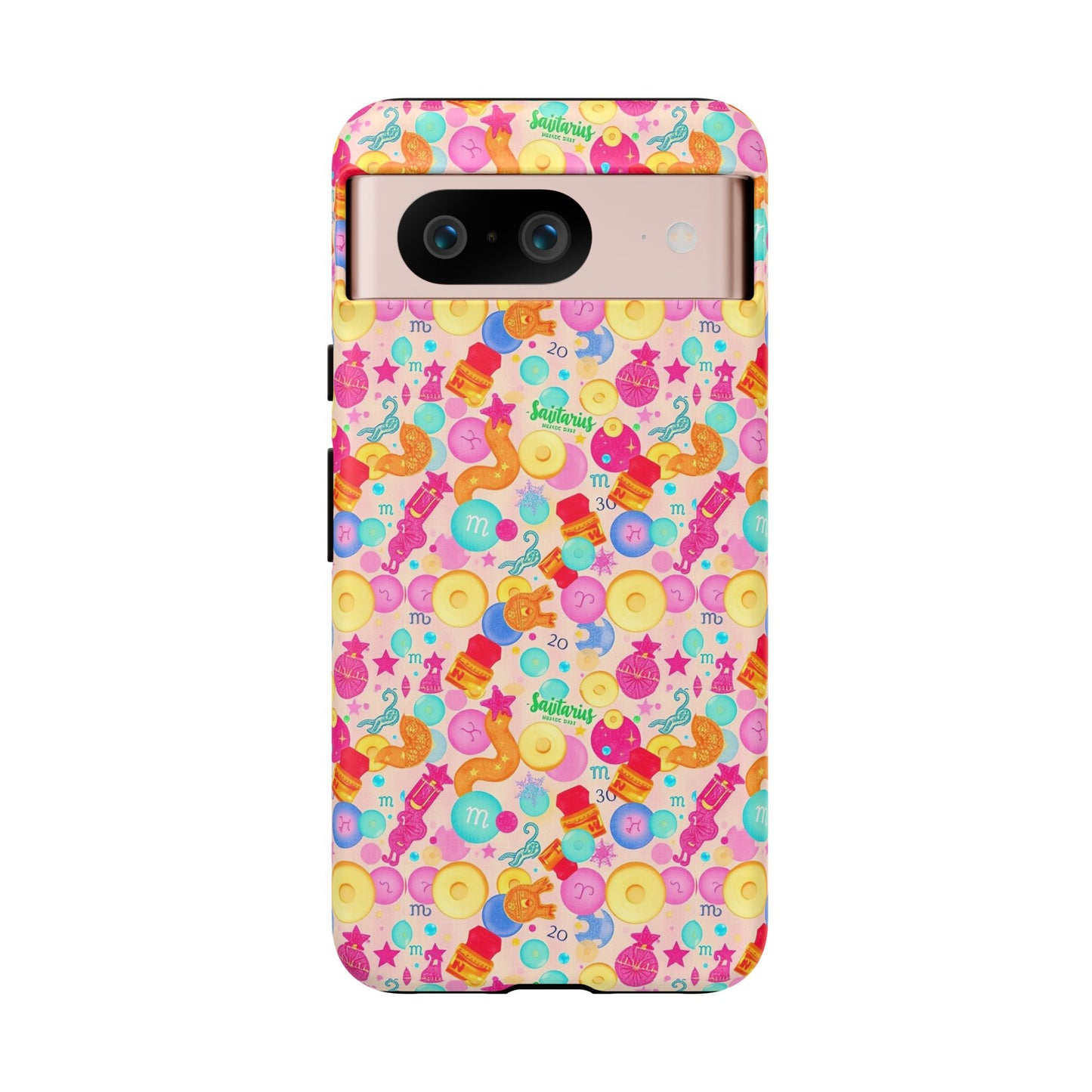 Tough Cases, Sagittarius, Zodiac v2, Bubble Pattern