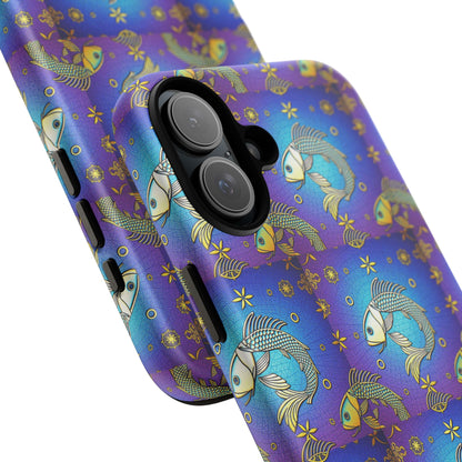 Tough Cases, Pisces, Zodiac v2, Metal Pattern