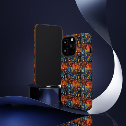 Tough Cases, Scorpio, Zodiac v2, Bubble Pattern
