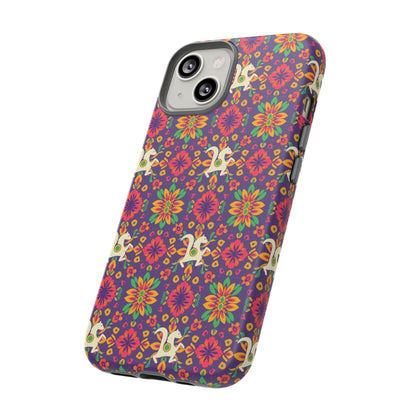 Tough Cases, Aquarius, Zodiac v1, Flower Pattern