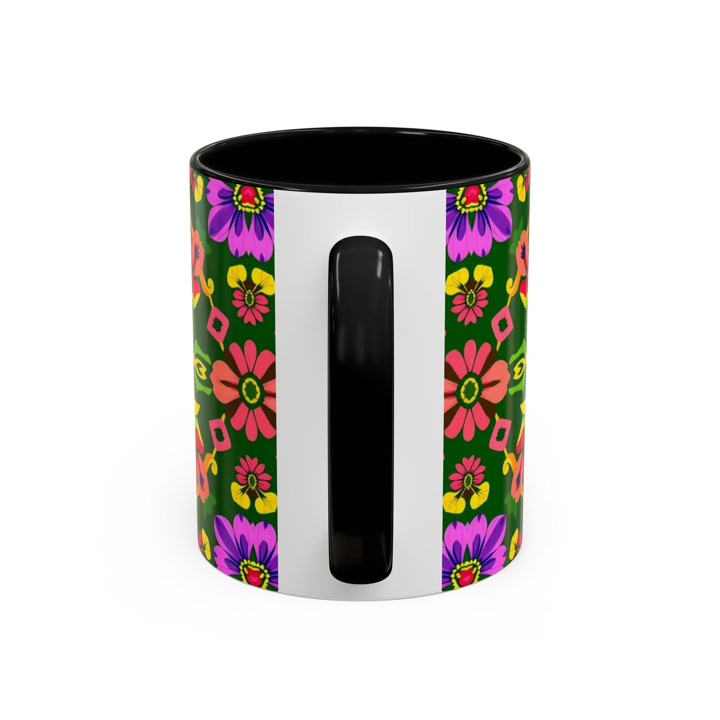 Accent Coffee Mug, Libra, Zodiac, Flower Pattern, (11, 15oz)
