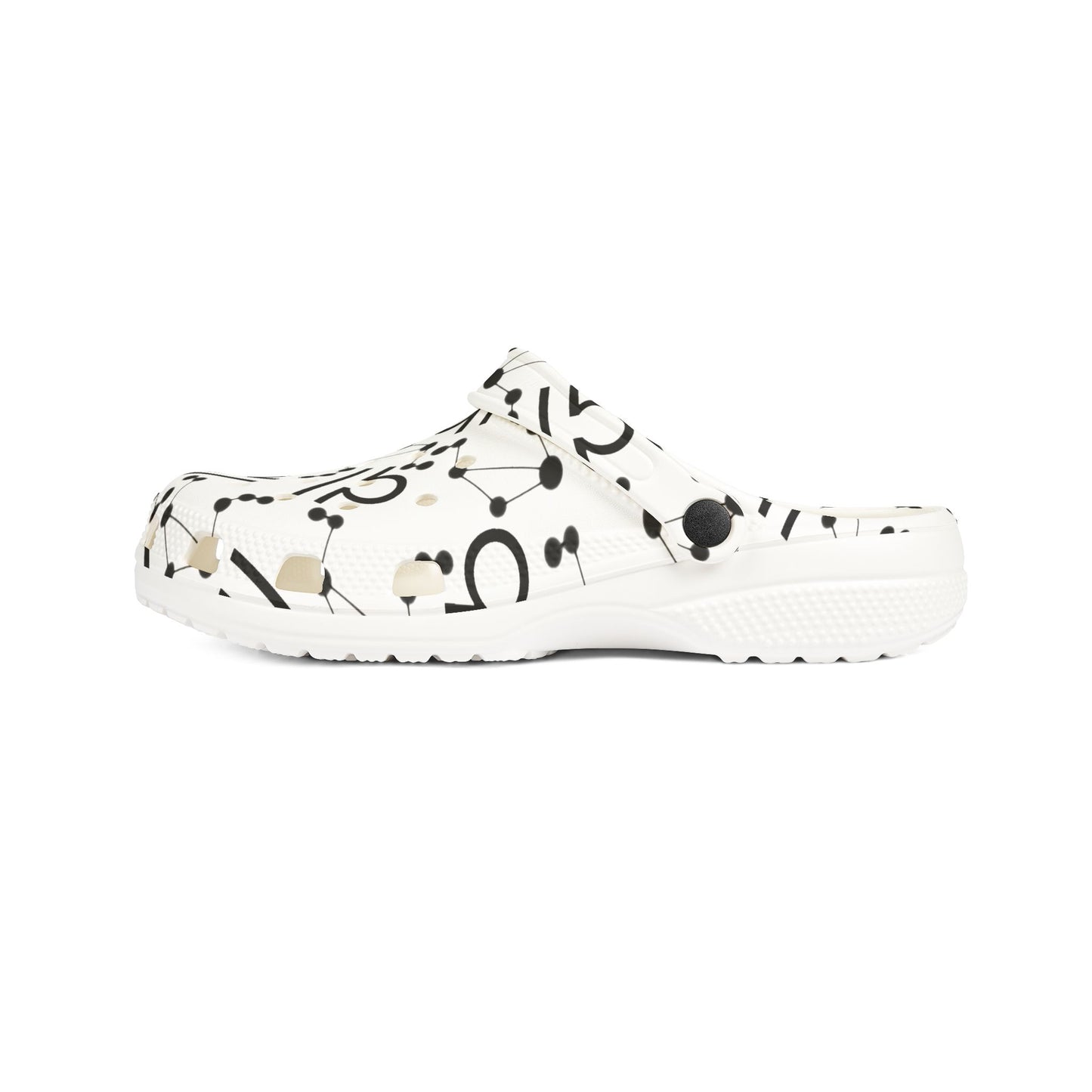 EVA Foam Rubber Shoes (AOP), Material 100% EVA, Libra Zodiac Design
