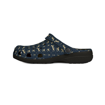 EVA Foam Rubber Shoes, (AOP), Capricorn, Zodiac v4, Pattern
