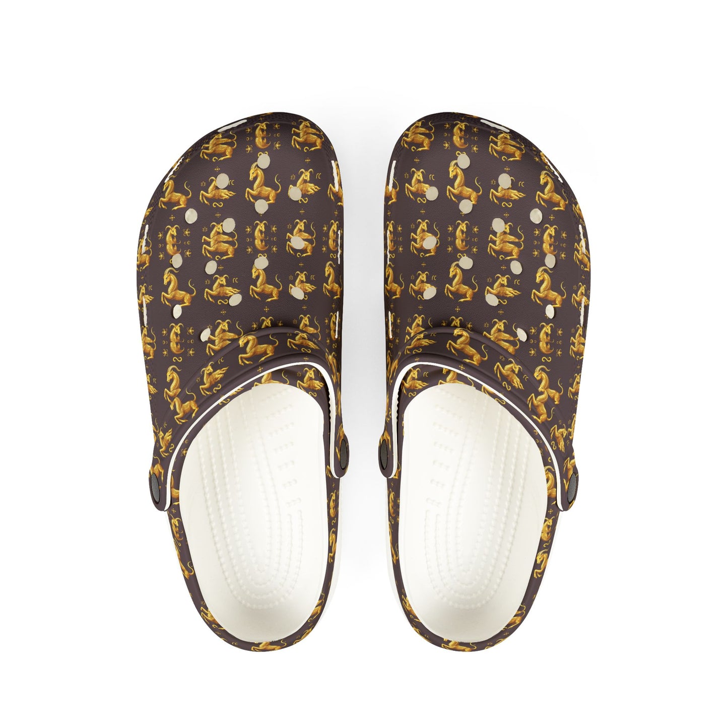 EVA Foam Rubber Shoes, (AOP), Capricorn, Zodiac v3, Pattern