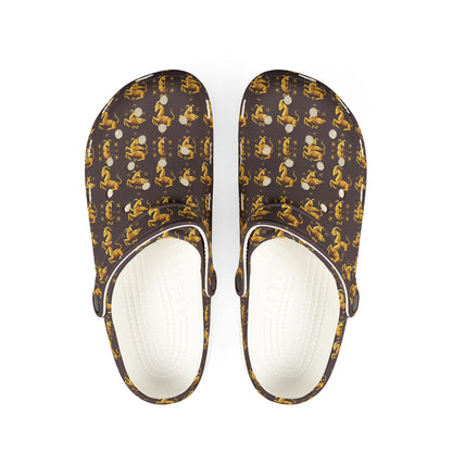 EVA Foam Rubber Shoes, (AOP), Capricorn, Zodiac v3, Pattern