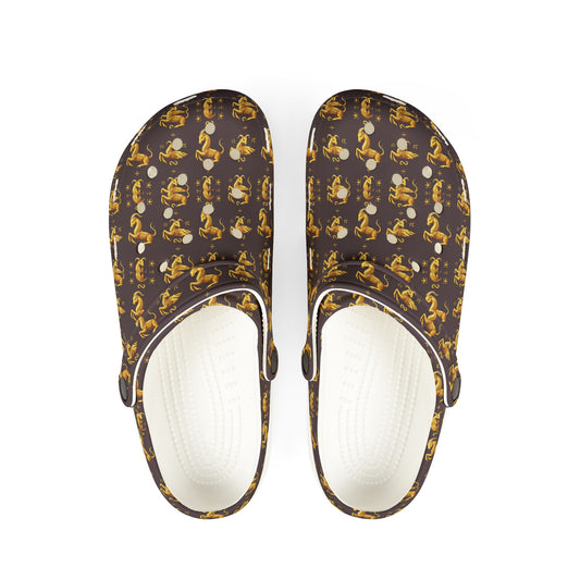EVA Foam Rubber Shoes, (AOP), Capricorn, Zodiac v3, Pattern