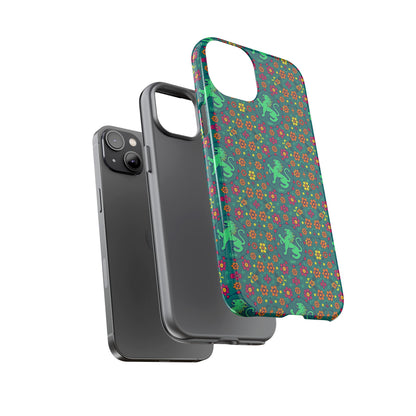 Tough Cases, Leo, Zodiac v3, Flower Pattern