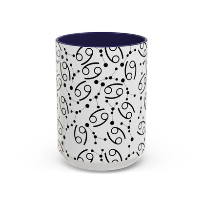 Accent Coffee Mug with the Cancer sign (11, 15oz)