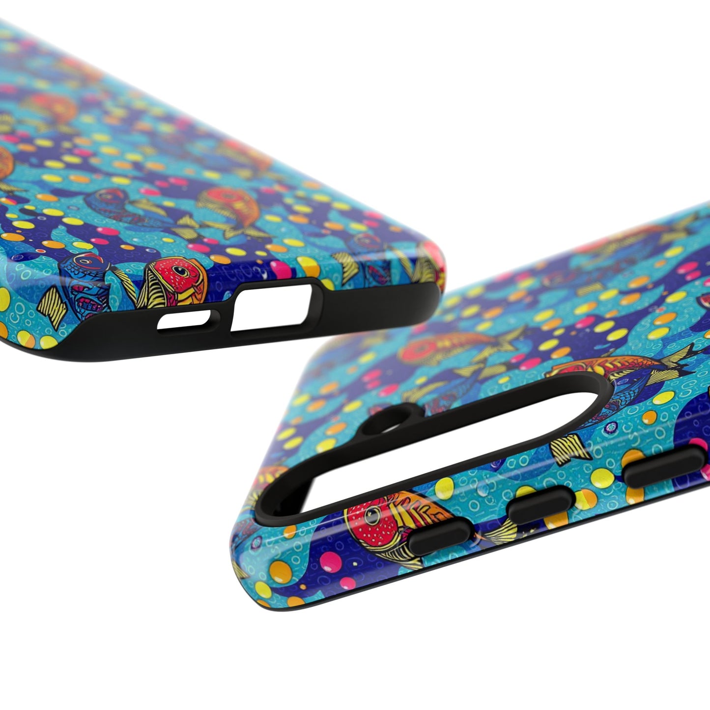 Tough Cases, Pisces, Zodiac v2, Bubble Pattern