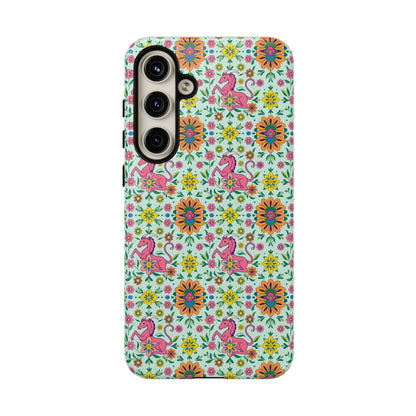 Tough Cases, Aquarius, Zodiac, Flower Pattern