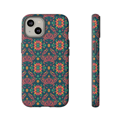 Tough Cases, Cancer, Zodiac v4, Flower Pattern