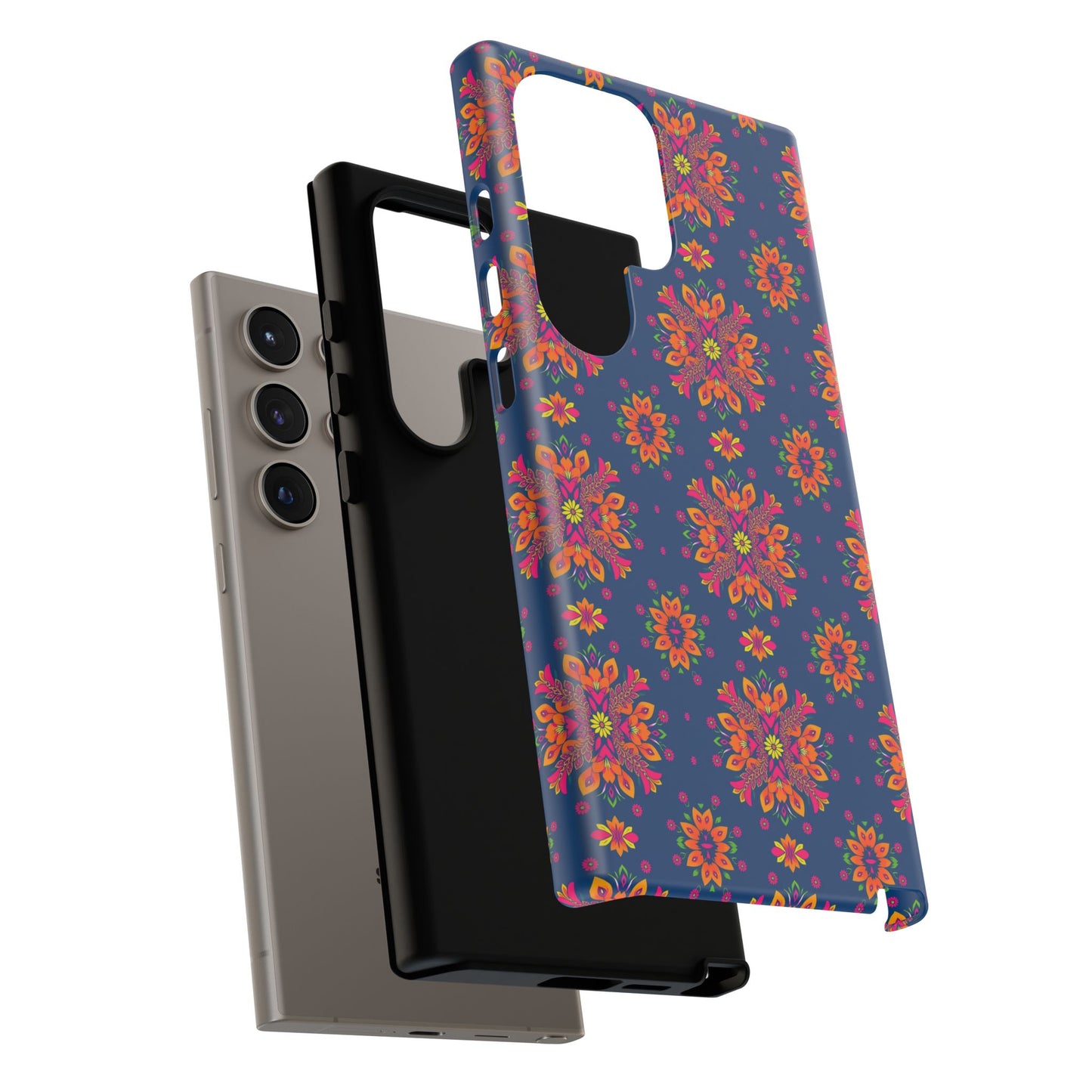 Tough Cases, Gemini, Zodiac v2, Flower Pattern