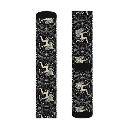 Sublimation Socks, Sagittarius, Zodiac, Pattern