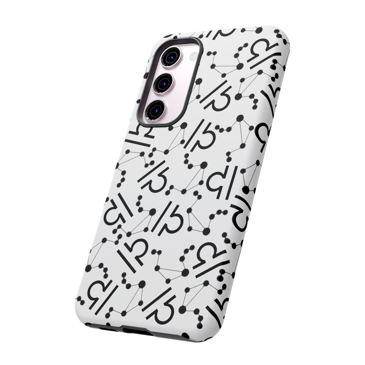Tough Cases with the Libra Zodiac sign for iPhone, Samsung Galaxy, and Google Pixel devices