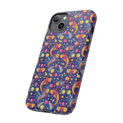 Tough Cases, Pisces, Zodiac, Bubble Pattern