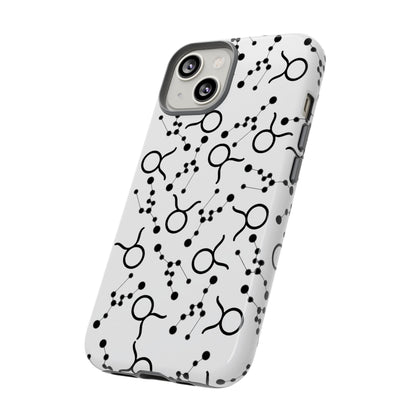 Tough Cases with the Taurus Zodiac sign for iPhone, Samsung Galaxy, and Google Pixel devices