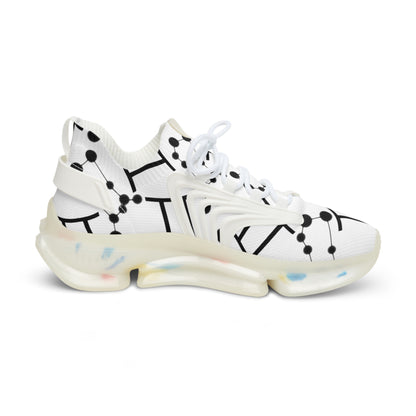 Men's Mesh Sneakers, Gemini Zodiac Sign, all over print