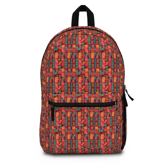 Backpack, Gemini, Zodiac v1, Shapes Pattern