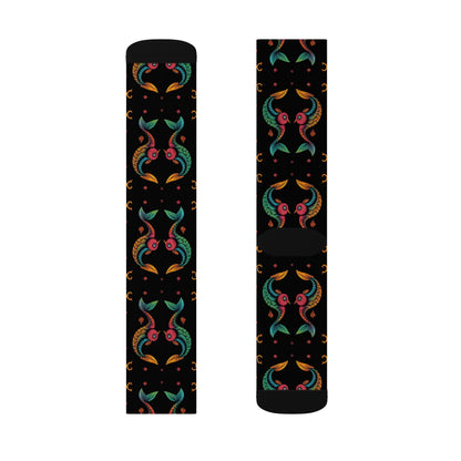 Sublimation Socks, Pisces, Zodiac v2, Pattern