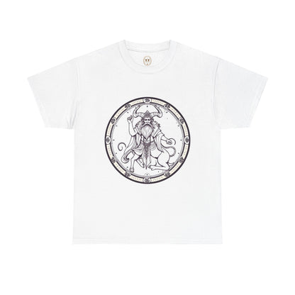 Unisex Heavy Cotton T-Shirt, Bull Centaur, Taurus Zodiac Design